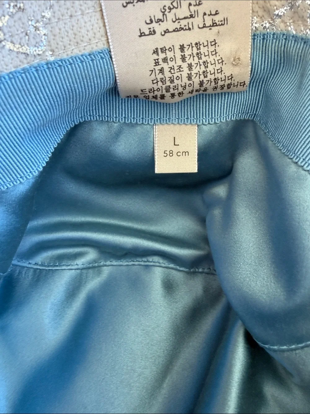 Gucci Beige Monogram Bucket Hat with White GG Overlay